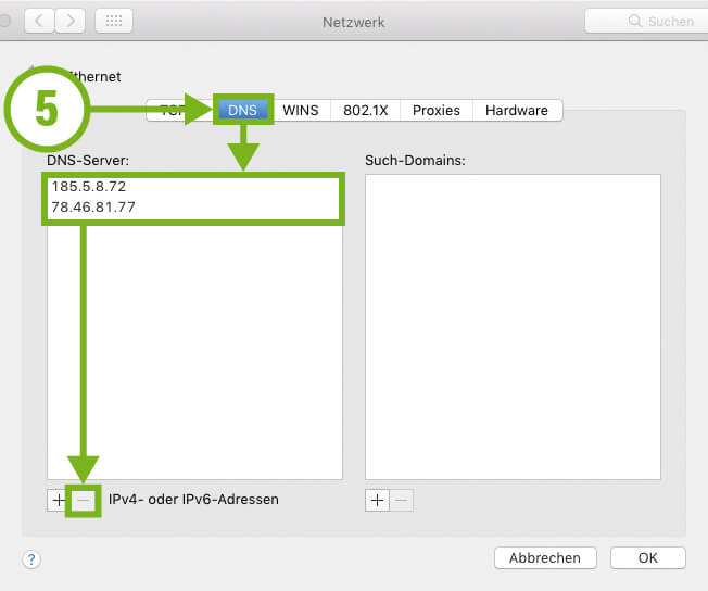 MacOS Netzwerkadapter Bild 5