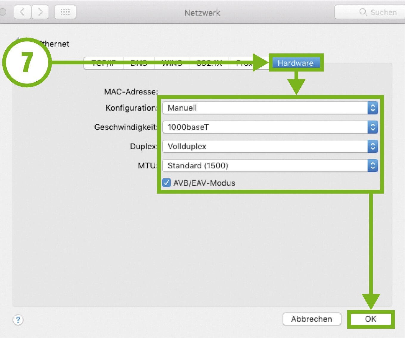 MacOS Netzwerkadapter Bild 7